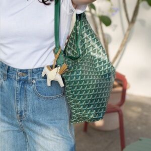 Goyard Green Hobo Bag
